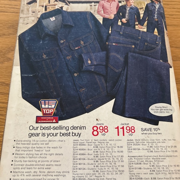 1975 Eaton’s fall and winter catalogue - Picture 2 of 4